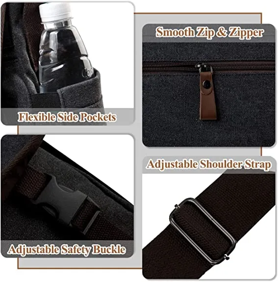 15.6in Canvas Laptop Bag