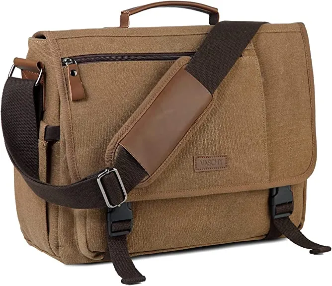 15.6in Canvas Laptop Bag