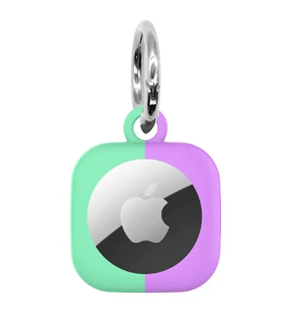 3pcs purple green For Airtag Silicone Case, Silicone Case for Apple Anti-lost Device AZ22198