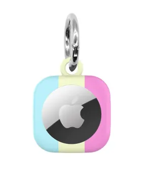 5pcs blue yellow For Airtag Silicone Case, Silicone Case for Apple Anti-lost Device AZ22193