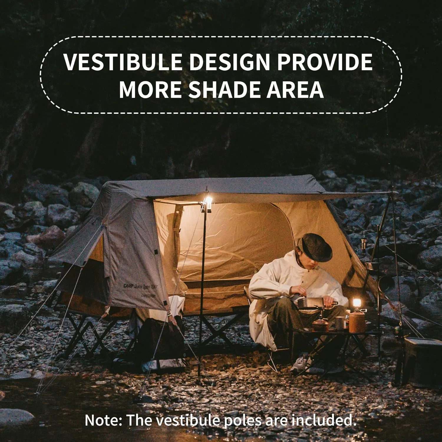 A-Type Roof Off-ground Auto Tent