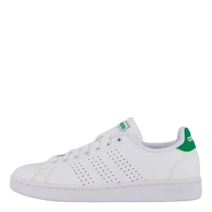 Advantage Shoes Cloud White / Cloud White / Green