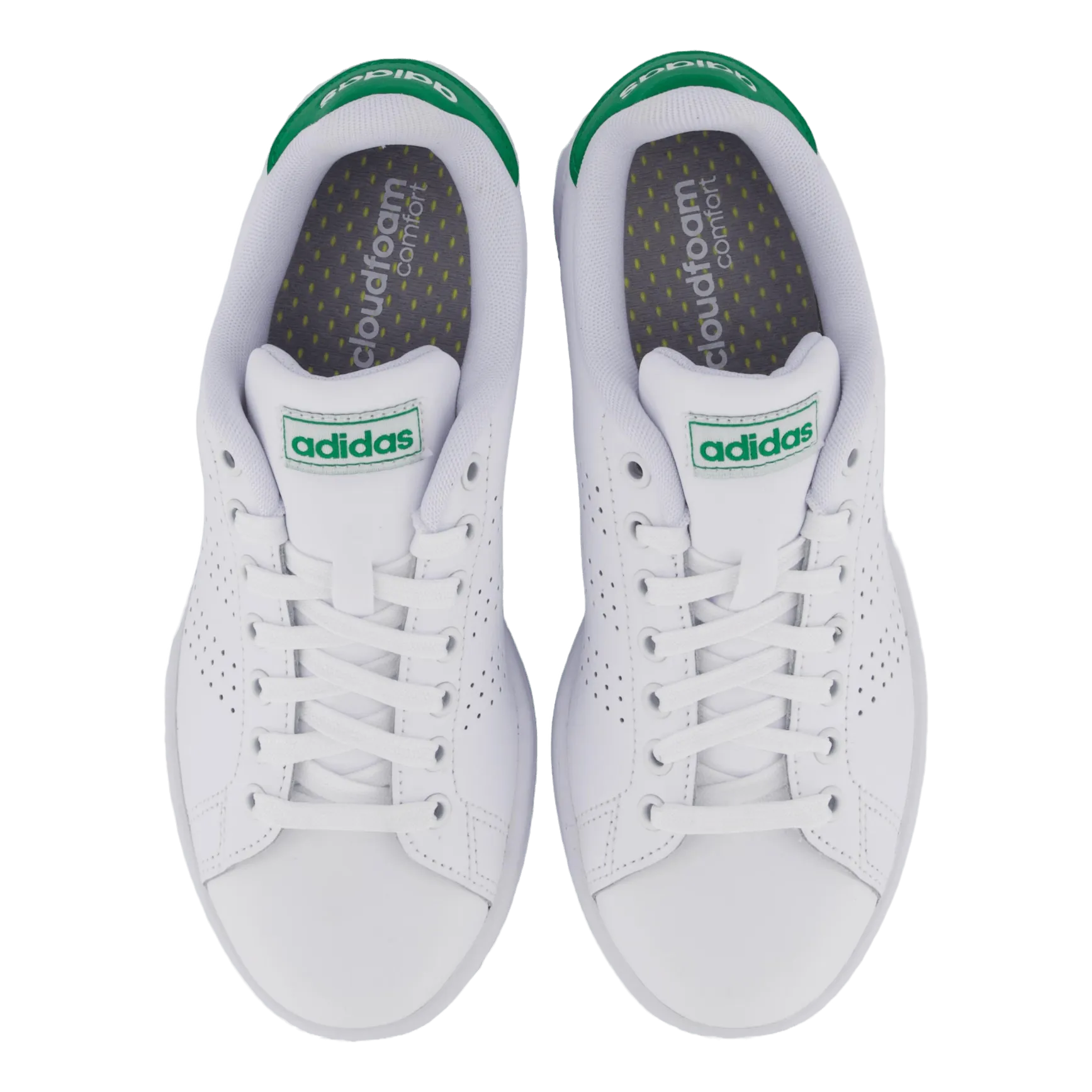 Advantage Shoes Cloud White / Cloud White / Green