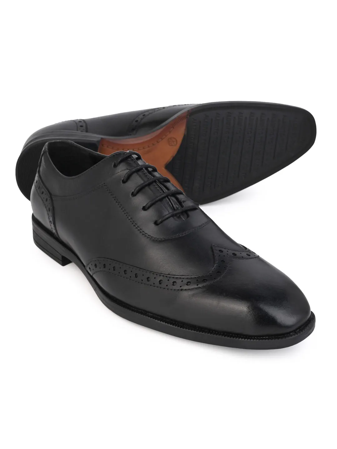 Alberto Torresi Curst Leather Brogue Formal Shoe