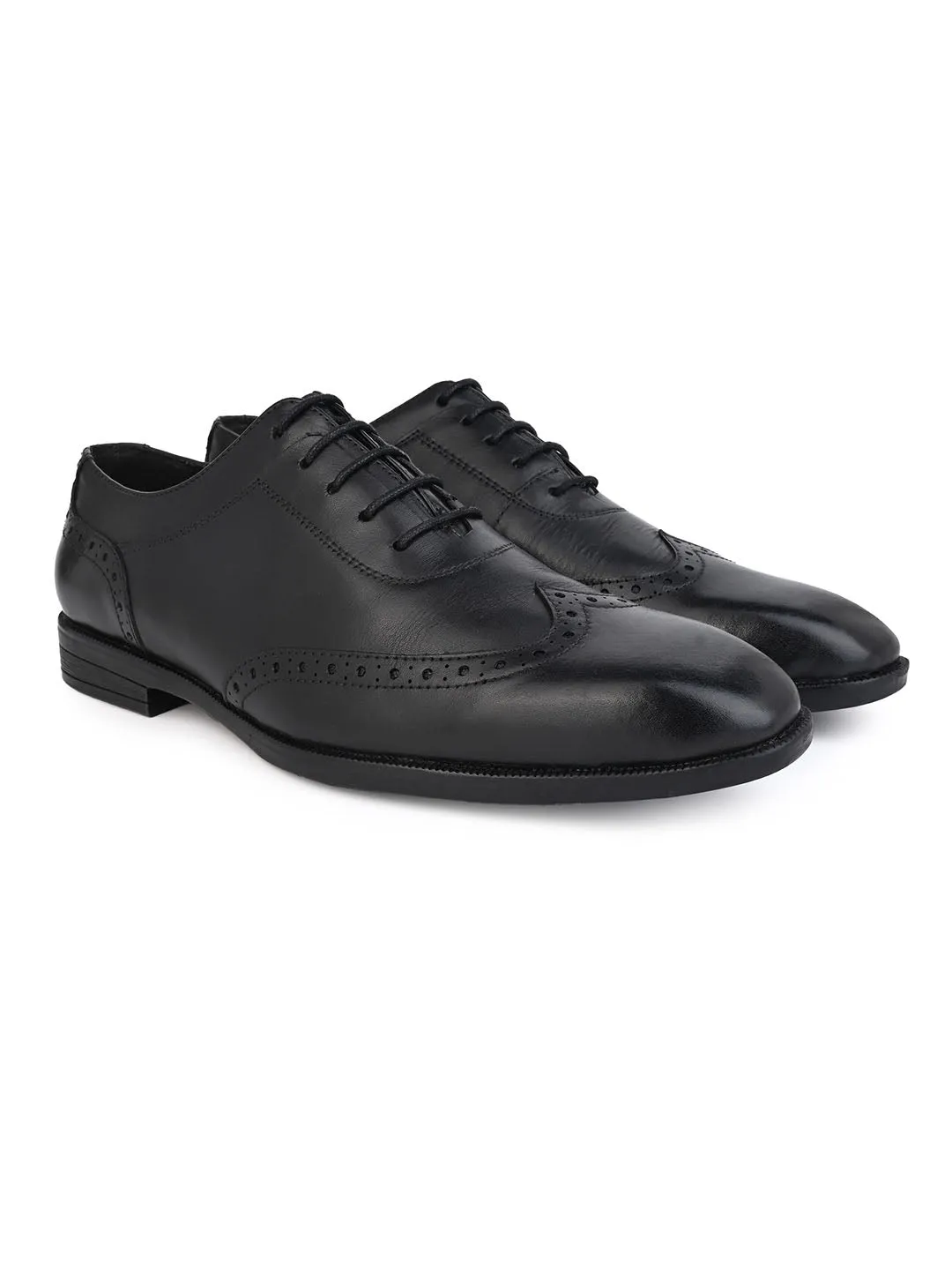 Alberto Torresi Curst Leather Brogue Formal Shoe