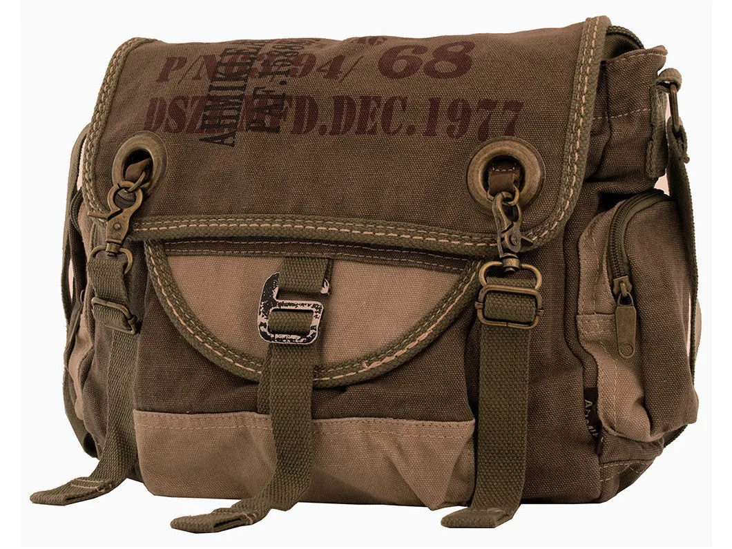 Army Courier Vintage Bike Messenger Bag - Larger Version