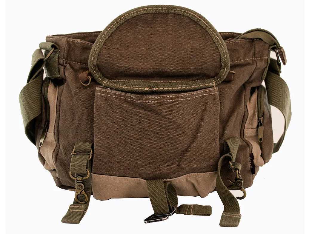 Army Courier Vintage Bike Messenger Bag - Larger Version
