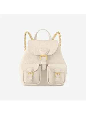 Backup Monogram Empreinte Backpack Cream