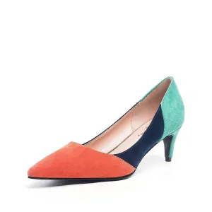 Basic High Heel Suede Pumps