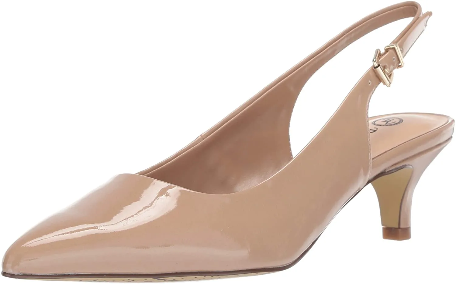 Bella Vita Women's Scarlett II Kitten-Heel Slingback Pumps  Color Nude Pattern Size 6.5M