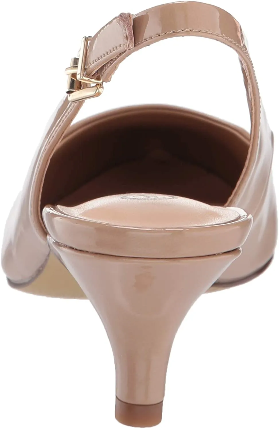 Bella Vita Women's Scarlett II Kitten-Heel Slingback Pumps  Color Nude Pattern Size 6.5M