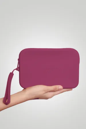 Berry Clutch with Berry Zipper