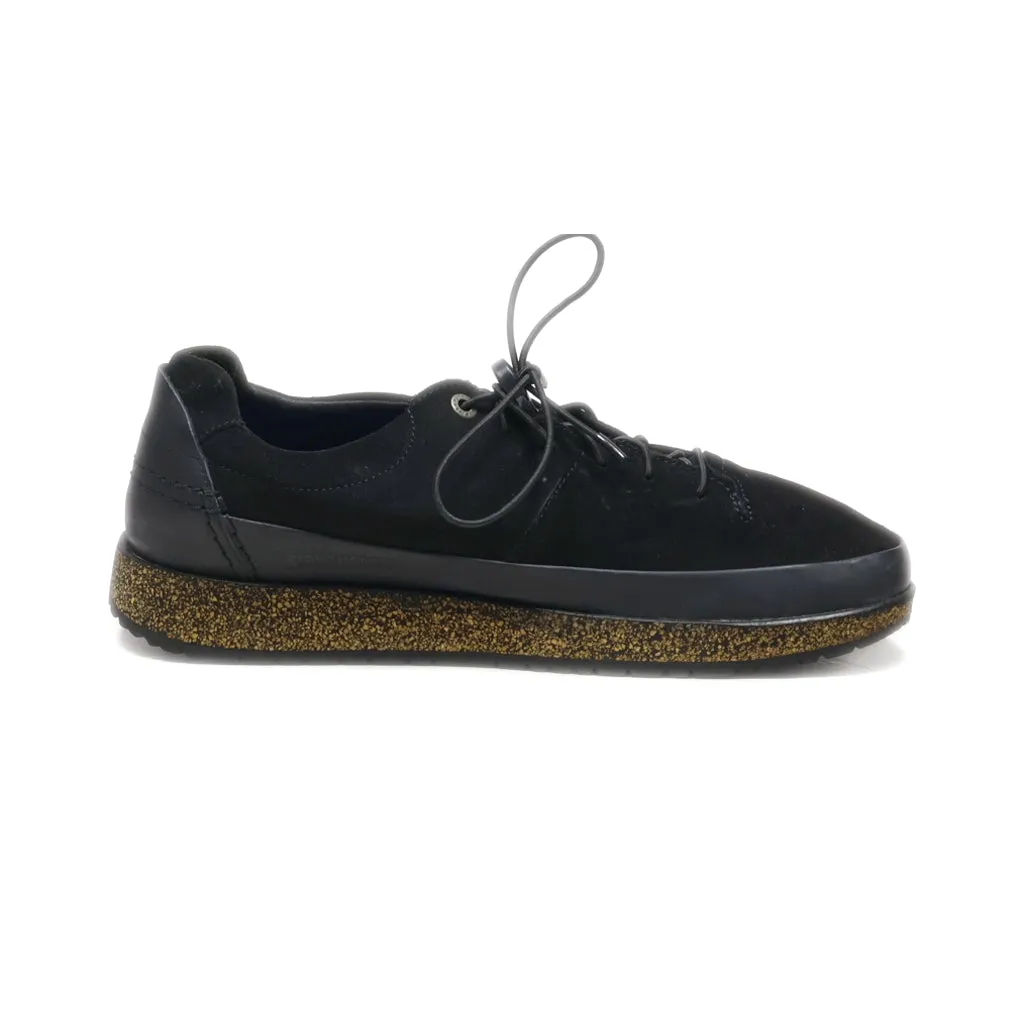 Birkenstock Casual Lace Ups Suede Black Colour For Men