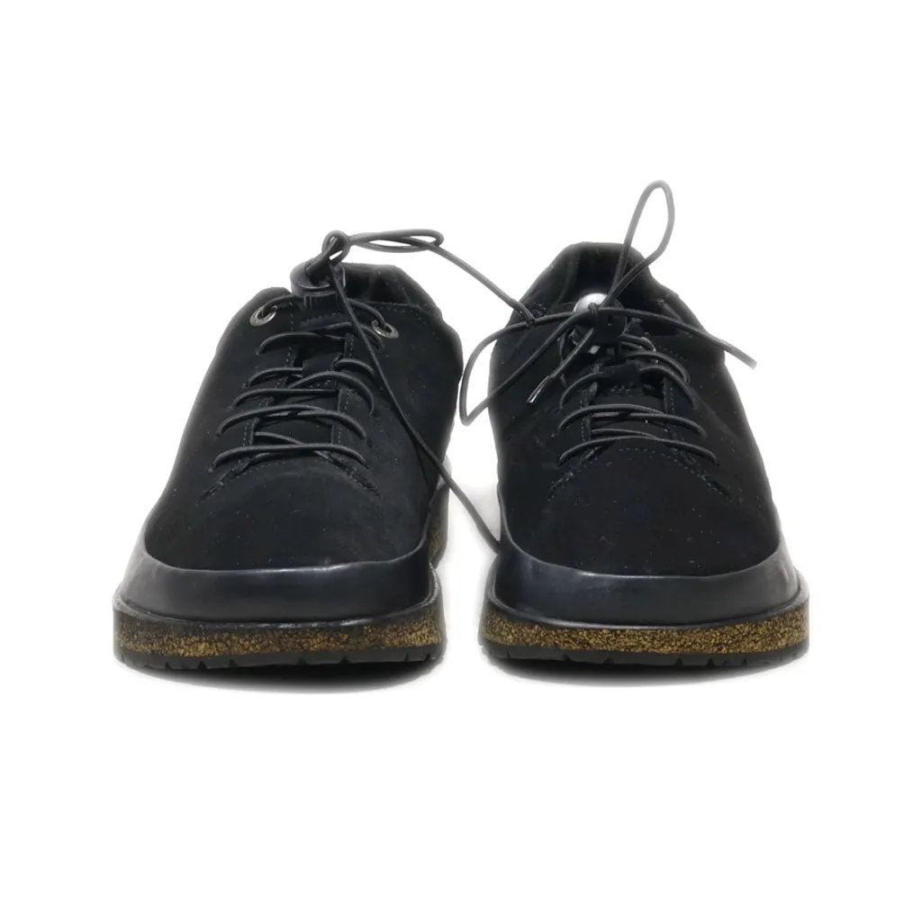 Birkenstock Casual Lace Ups Suede Black Colour For Men