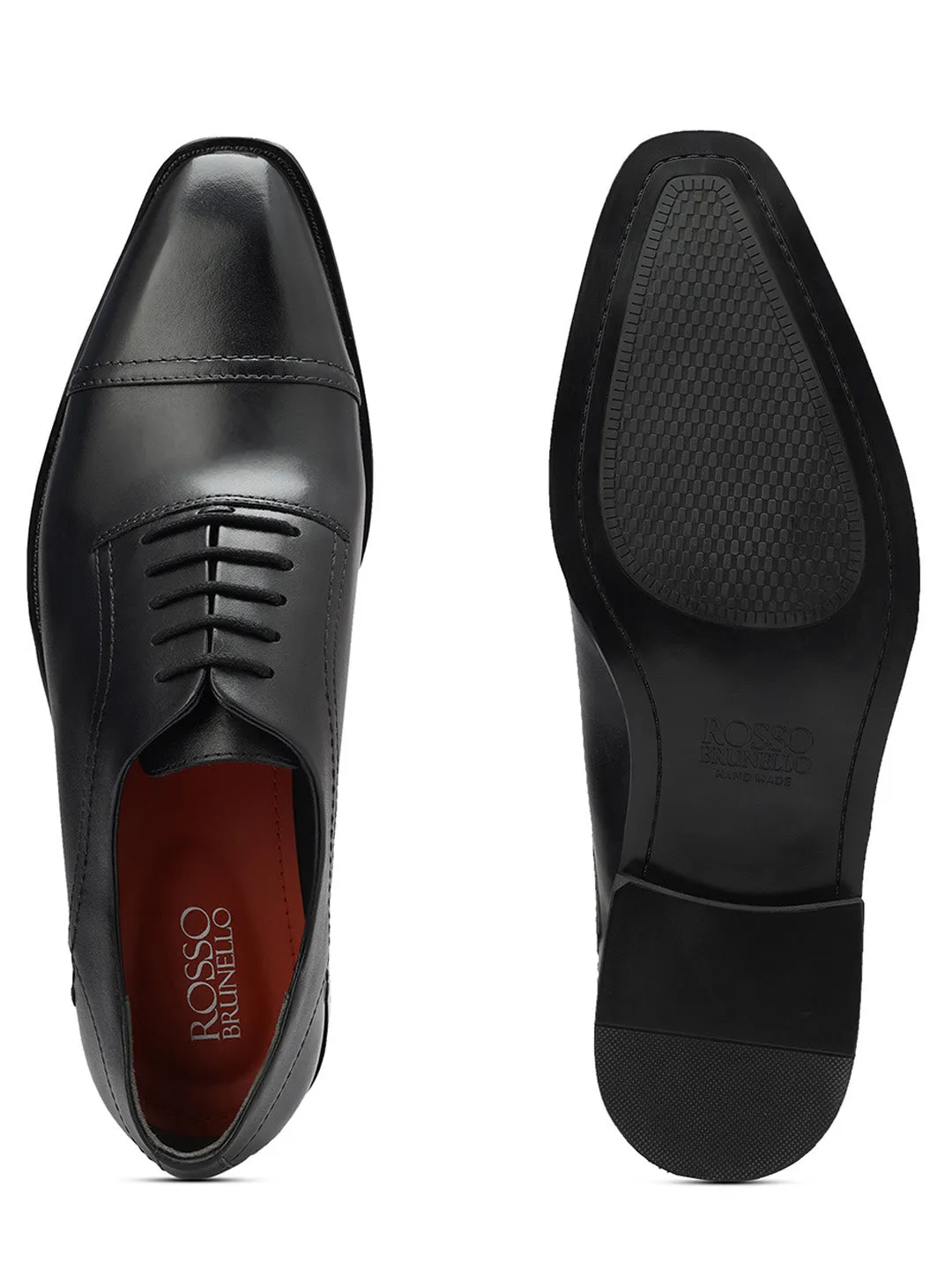 Black Leather Lace Ups