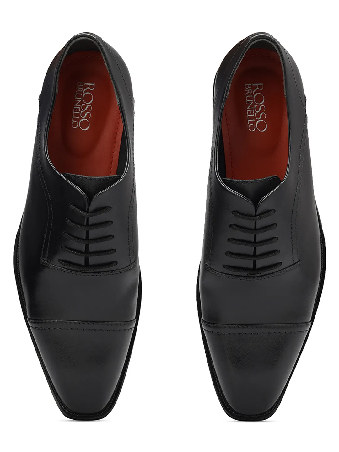 Black Leather Lace Ups