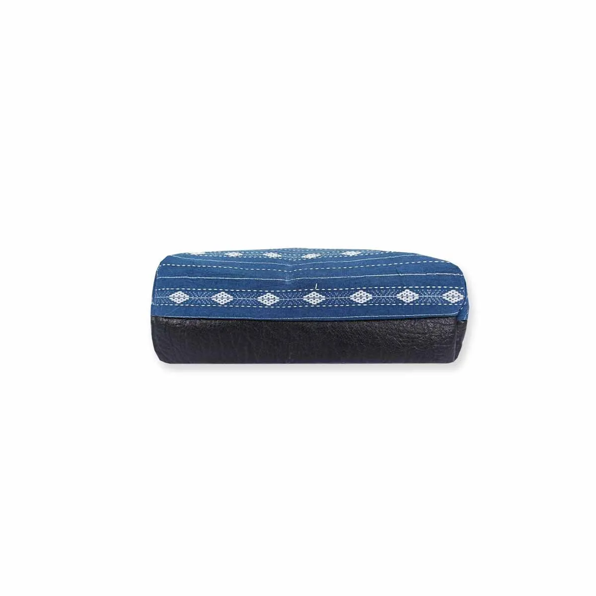 Breezy Blue Ikkat Pouch Bag