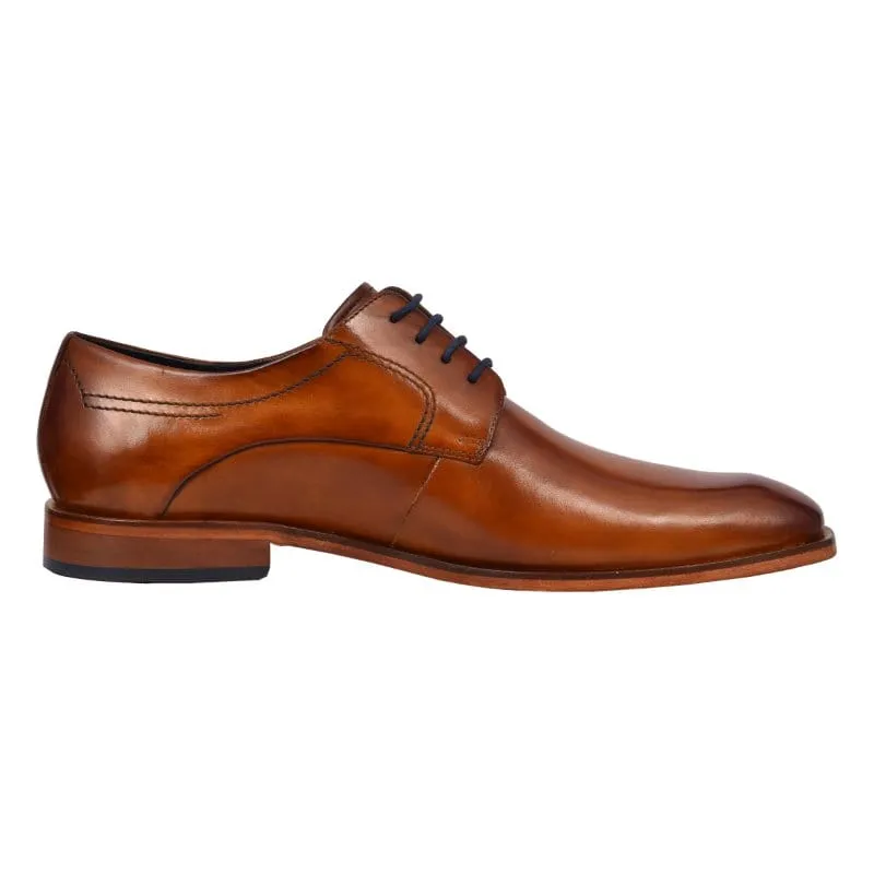 Bugatti Mens Tan Lace Up Dress Shoe Milko 312-75203-1100
