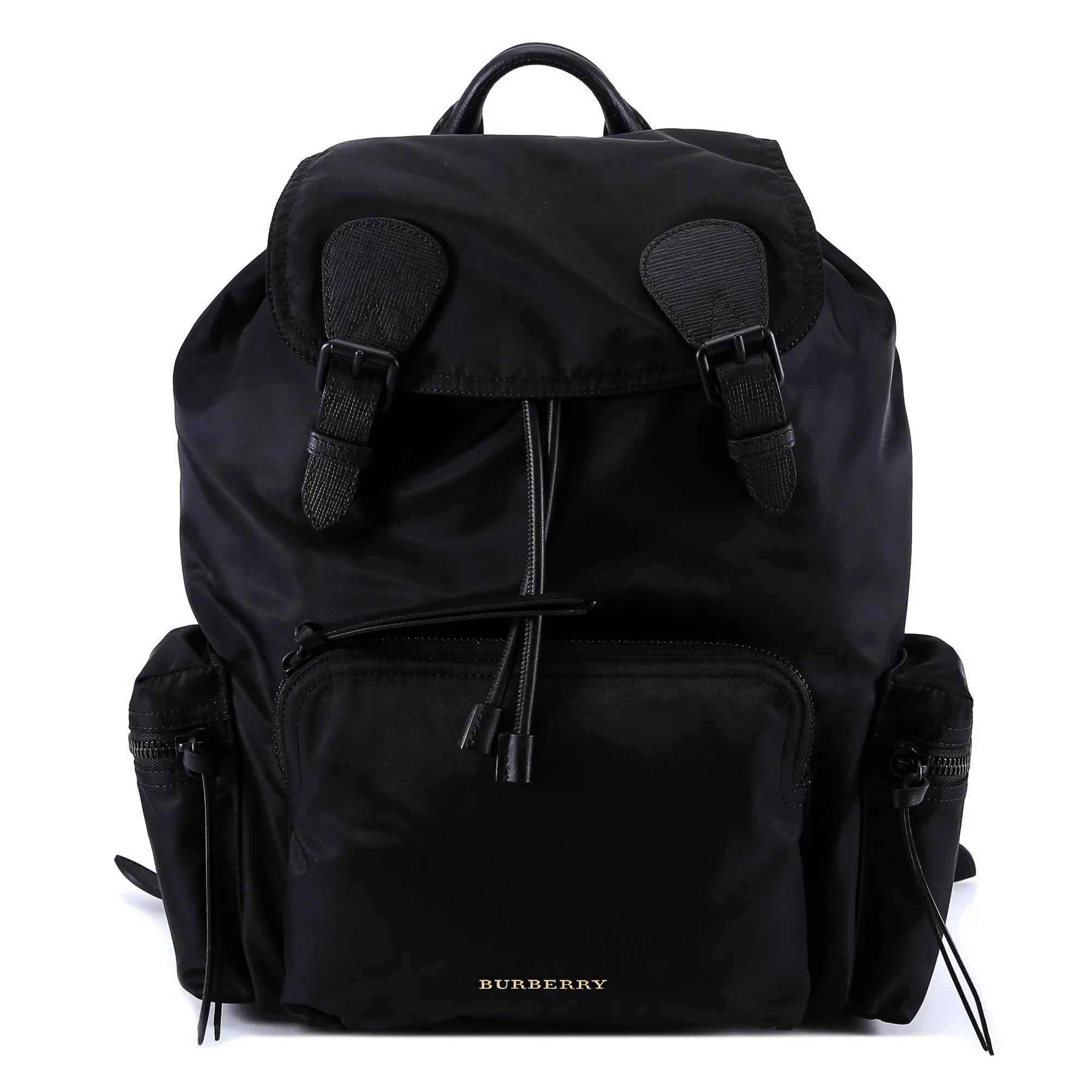 Burberry Leather Trim Backpack