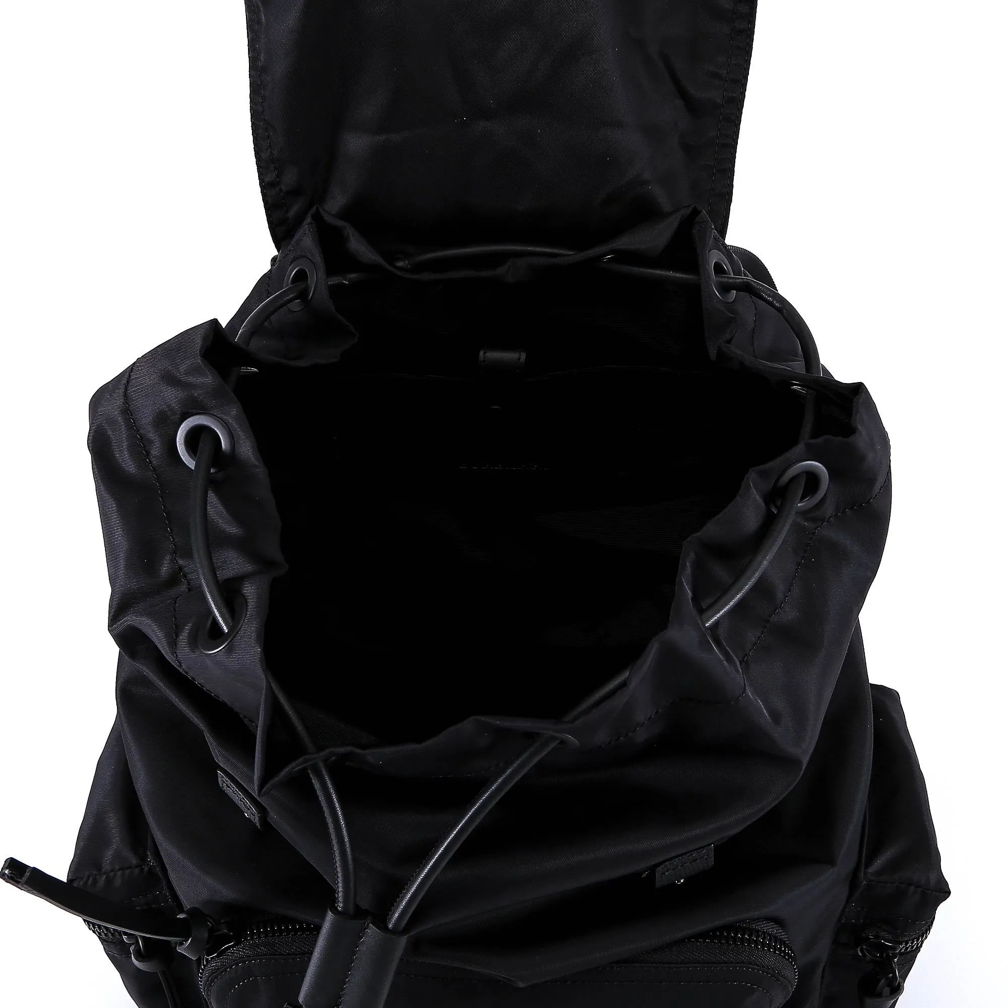 Burberry Leather Trim Backpack