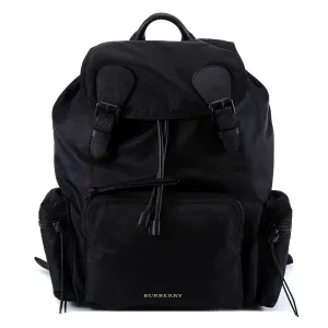 Burberry Leather Trim Backpack