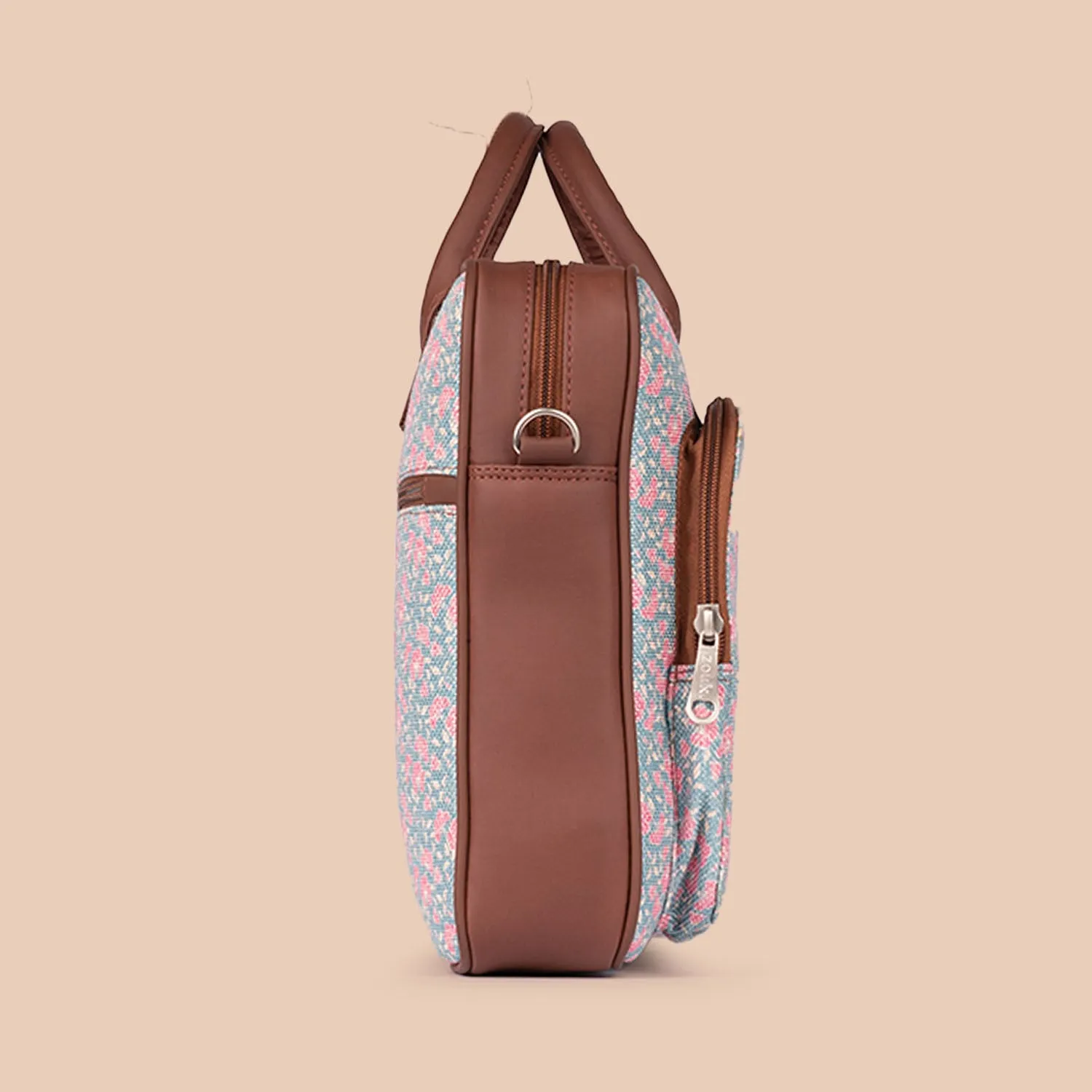 Chettinad Florals Laptop Bag