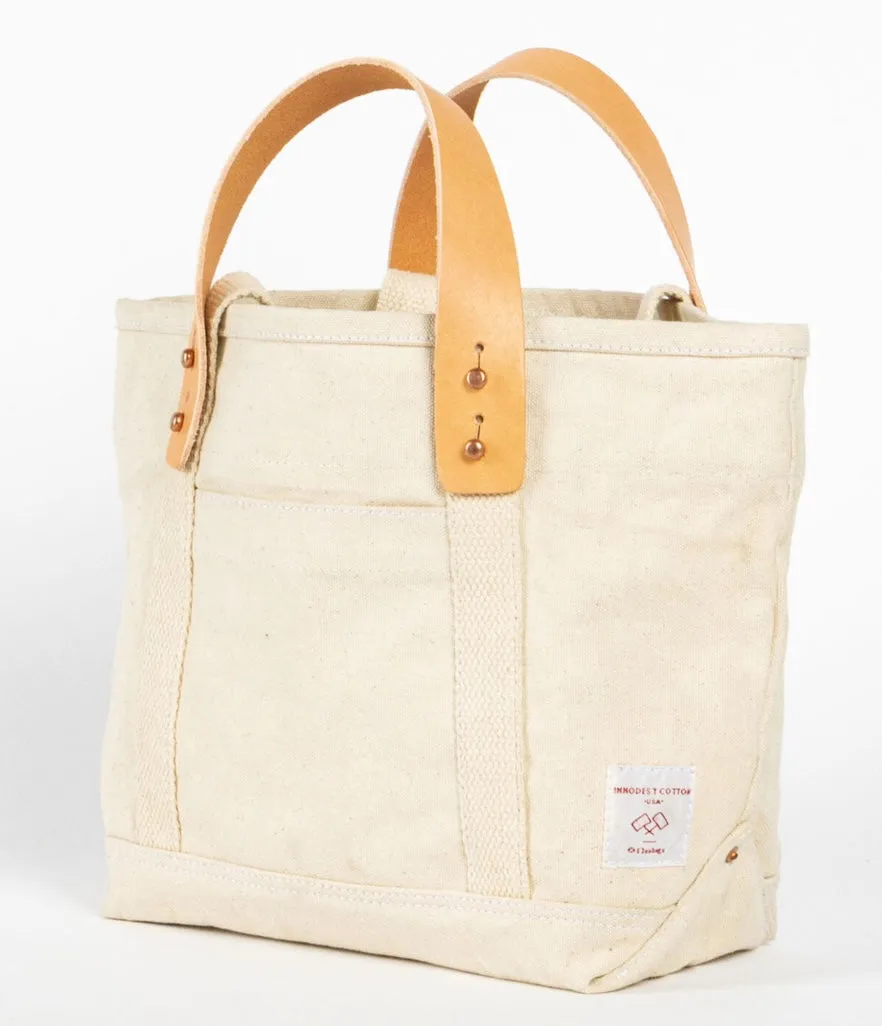 Cotton Canvas Tote in Ecru