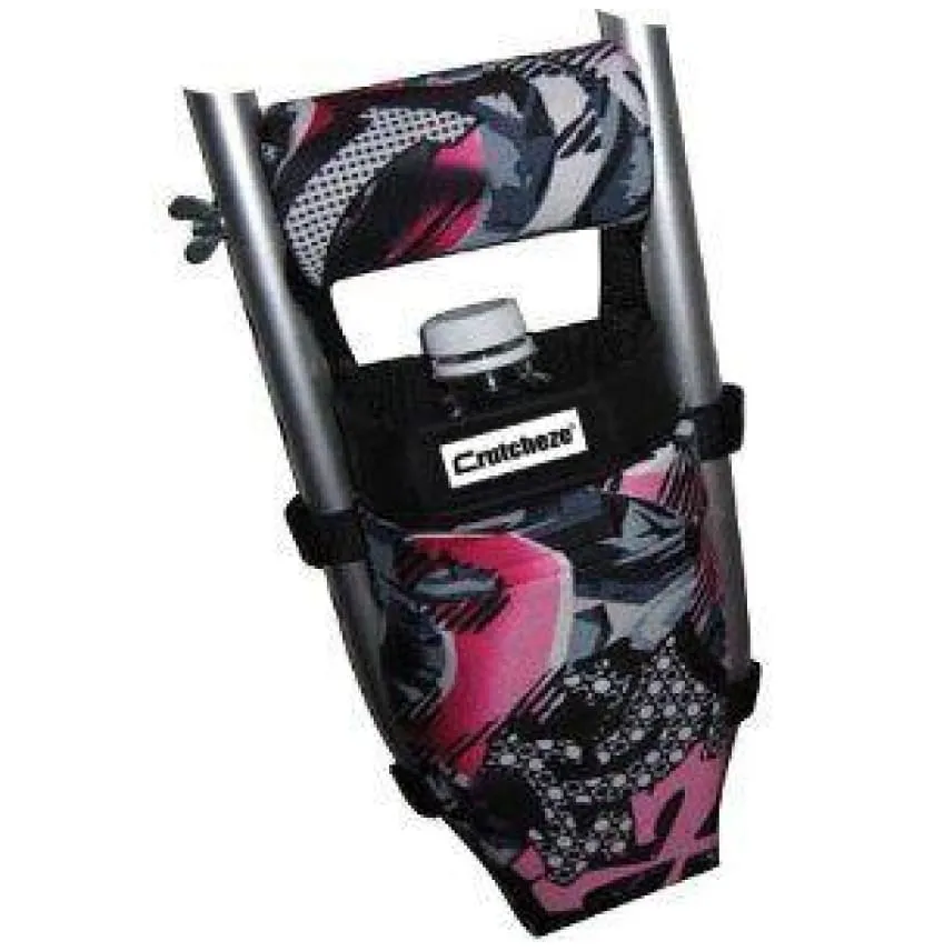 CRUTCHEZE CRUTCH BAG - PINK GRAFFITI TATTOO