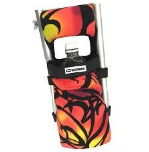 CRUTCHEZE CRUTCH BAG - RED TRIBAL TATTOO
