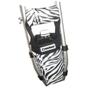 CRUTCHEZE CRUTCH BAG - ZEBRA