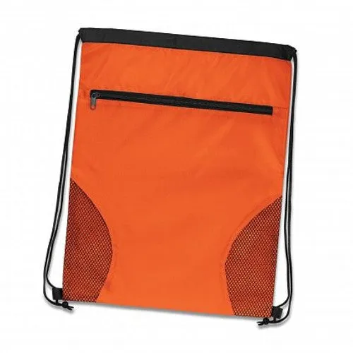 Dodger Drawstring Backpack - Pack of 10 (Orange)