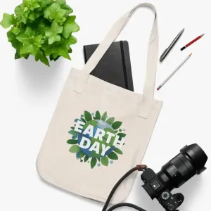 Earth Day Organic Canvas Tote Eco Friendly Style