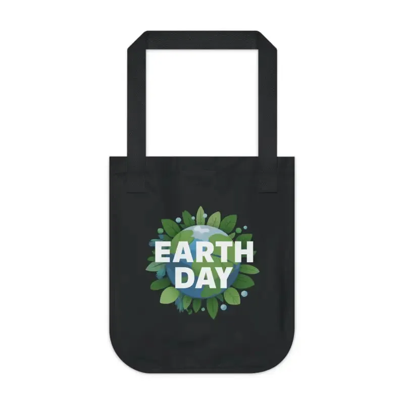 Earth Day Organic Canvas Tote Eco Friendly Style