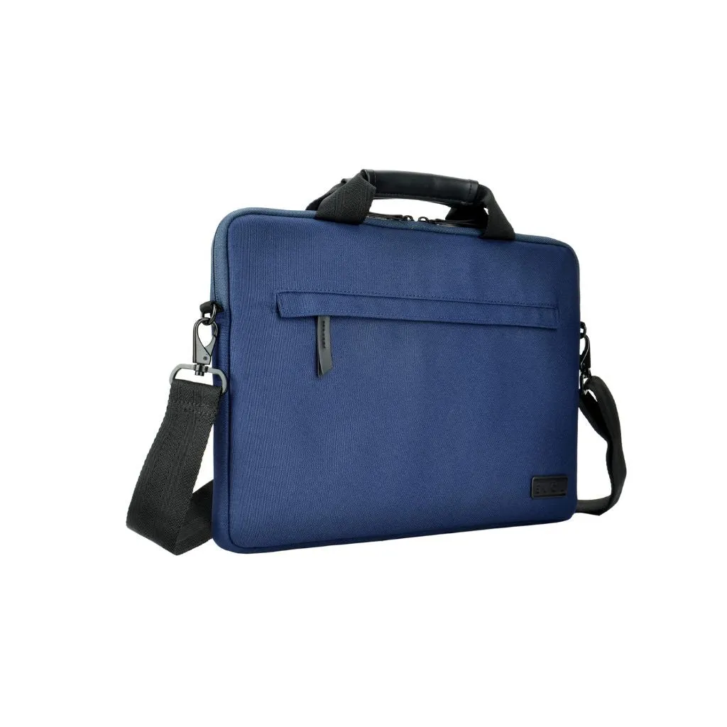 Evol 14.1″ Slim Laptop Brief - Recycled Material - Navy