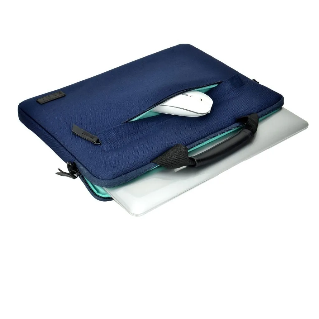 Evol 14.1″ Slim Laptop Brief - Recycled Material - Navy