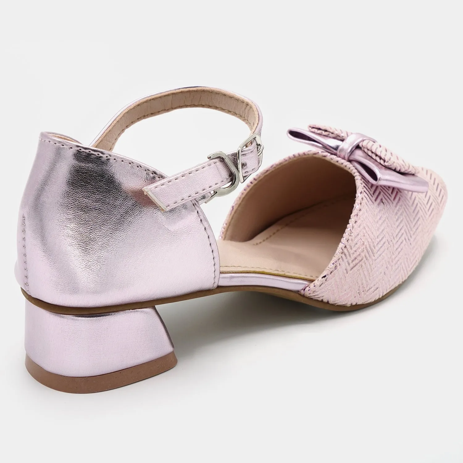Girls Pumps Heels 456-42-Pink