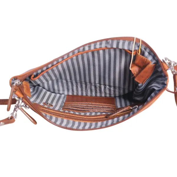 Hairon Large Leather Bag | Tan