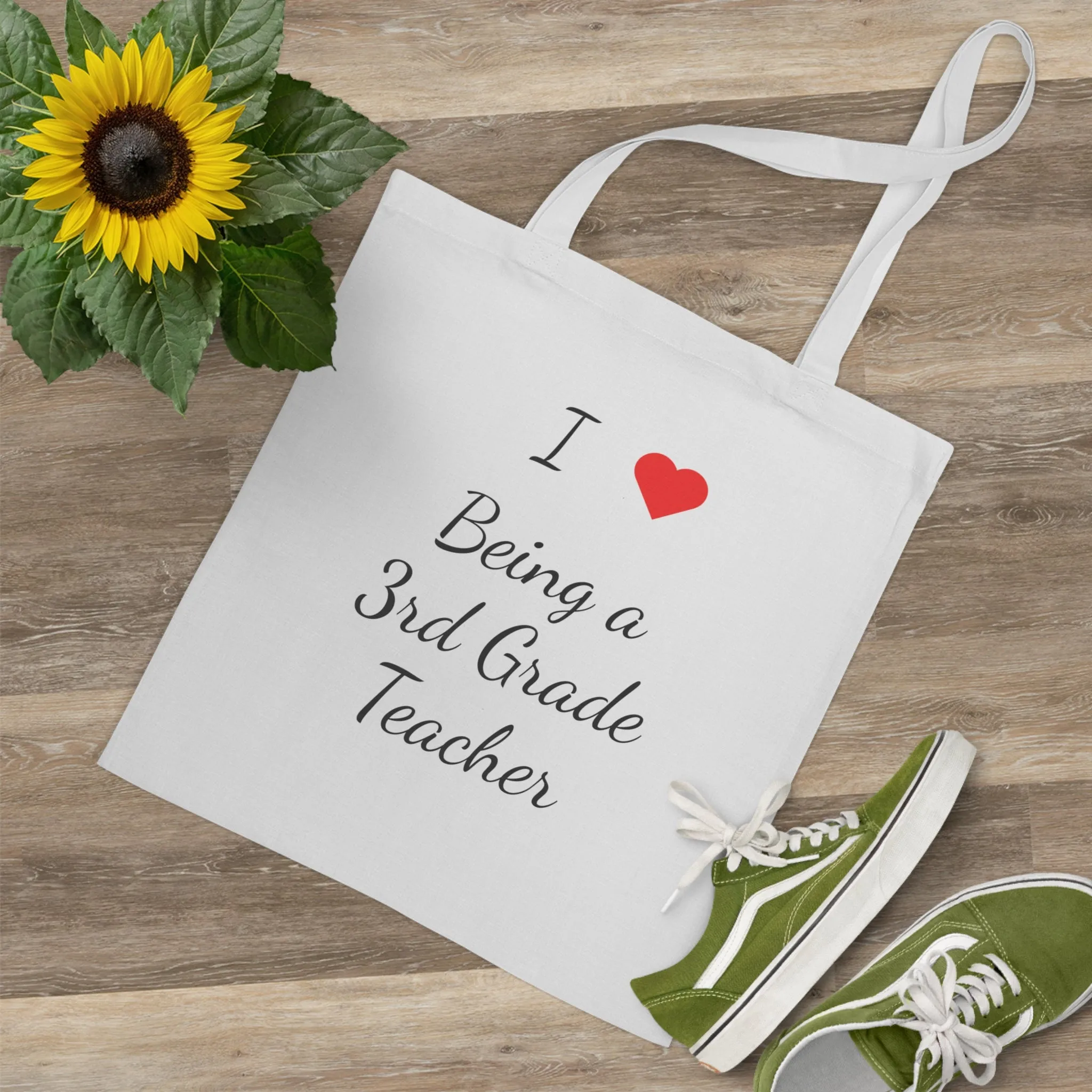 I Love Being A 3rd Grade Teacher Tote Bag