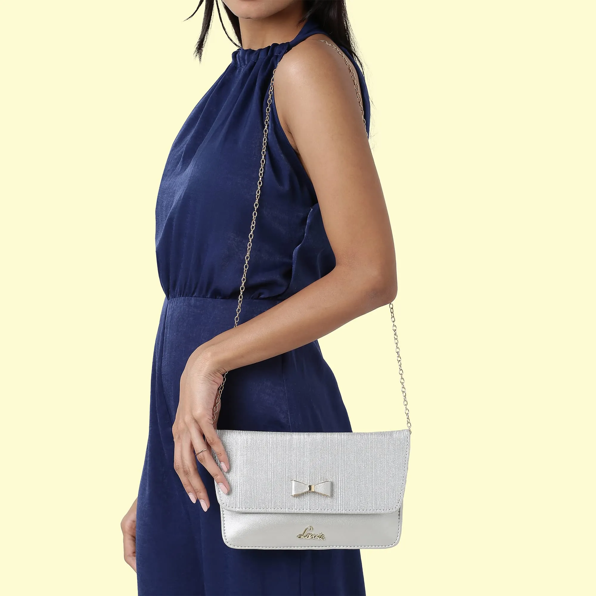 Lavie Women's Gilter Envelope Clutch | Ladies Purse Handbag