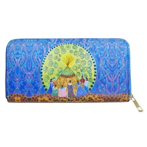 Leah Dorion Dancing Women Zip-Around Wallet