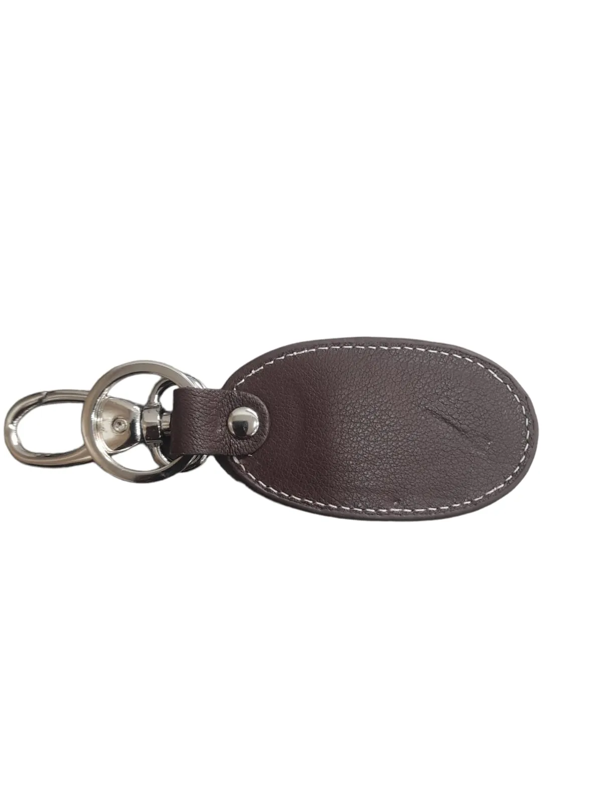 Leather Key Ring 42137 (BROWN)
