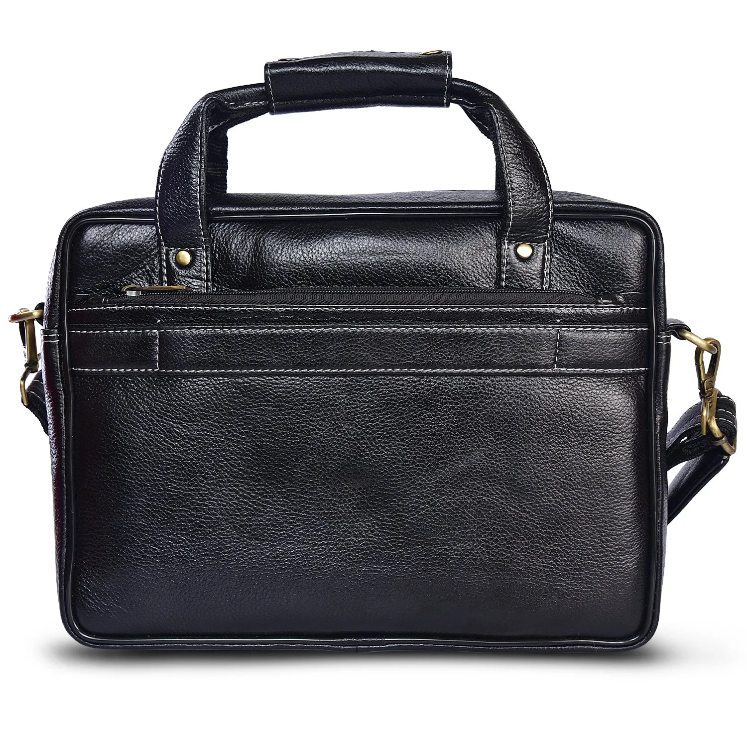 Leather Laptop Bag 36801 (BLACK)