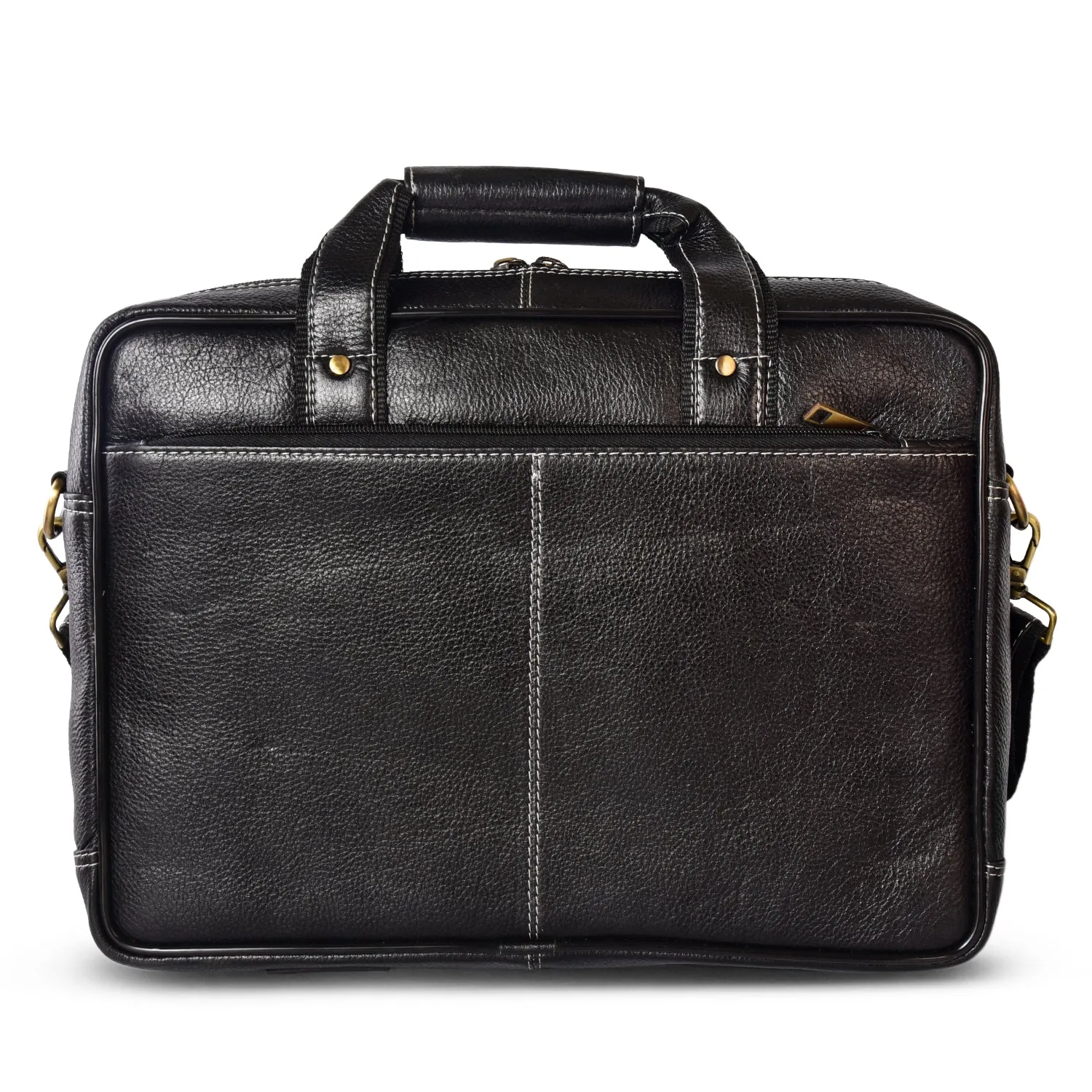 Leather Laptop Bag 998901 (Black)