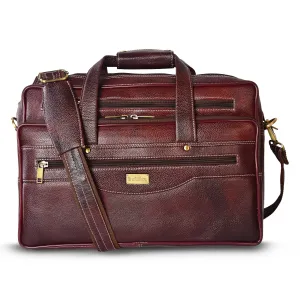 Leather Laptop Bag  998902 (Brown)