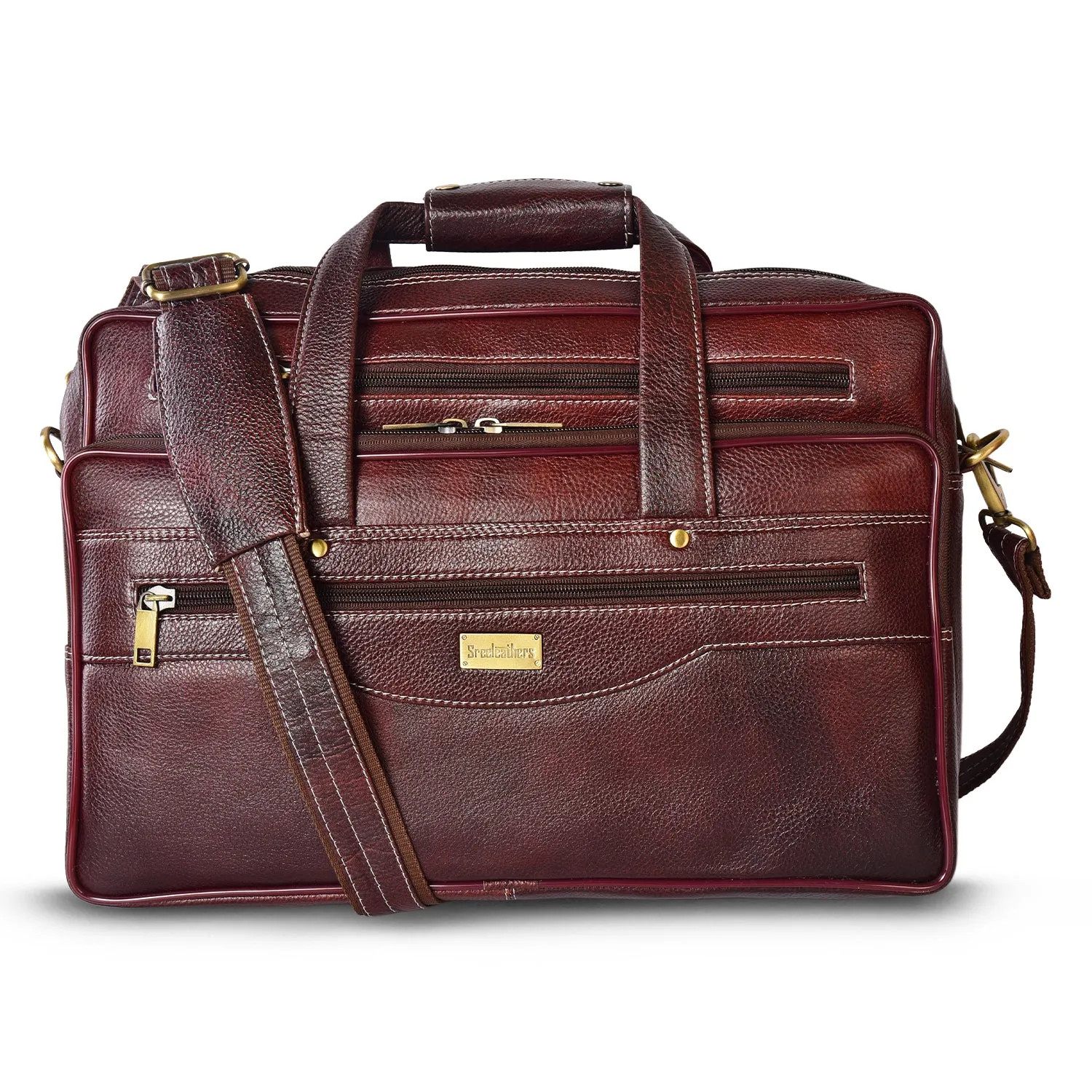 Leather Laptop Bag  998902 (Brown)
