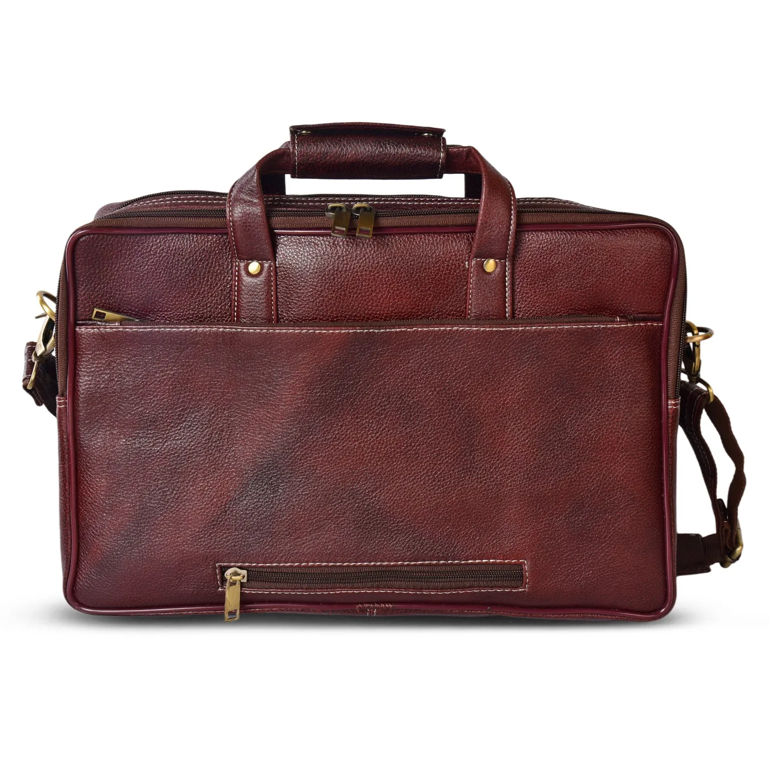 Leather Laptop Bag  998902 (Brown)