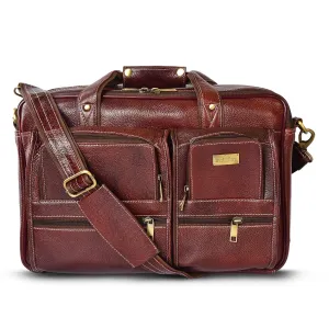 Leather Laptop Bag  998919 (Brown)