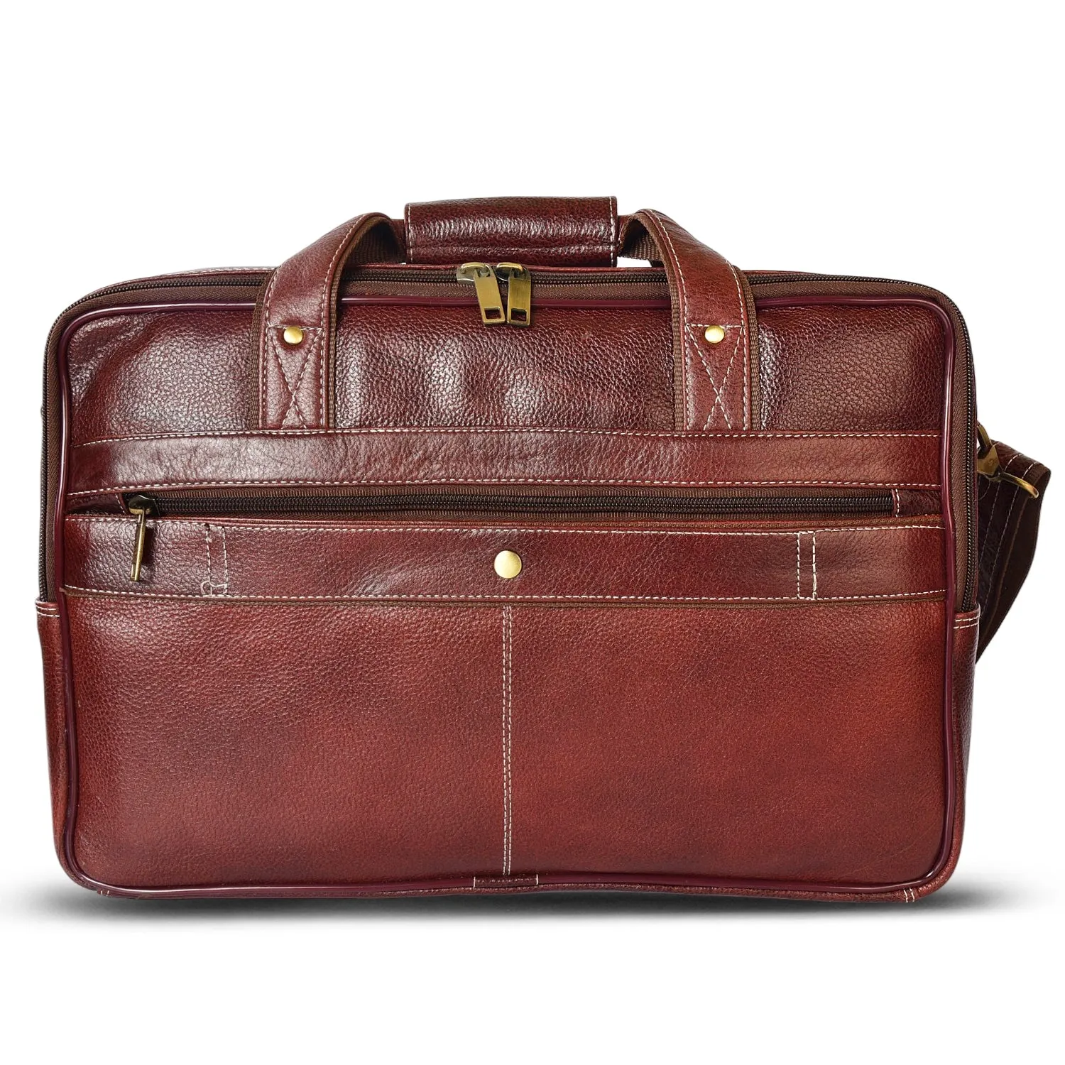 Leather Laptop Bag  998919 (Brown)