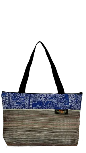 Lg Mesh Tote Bag Ocean Polu