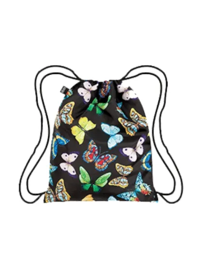 Loqi Wild Butterflies Multicolor Backpack